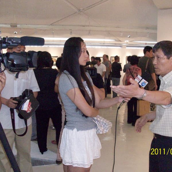 玲珑塔杨沛画展冷餐会